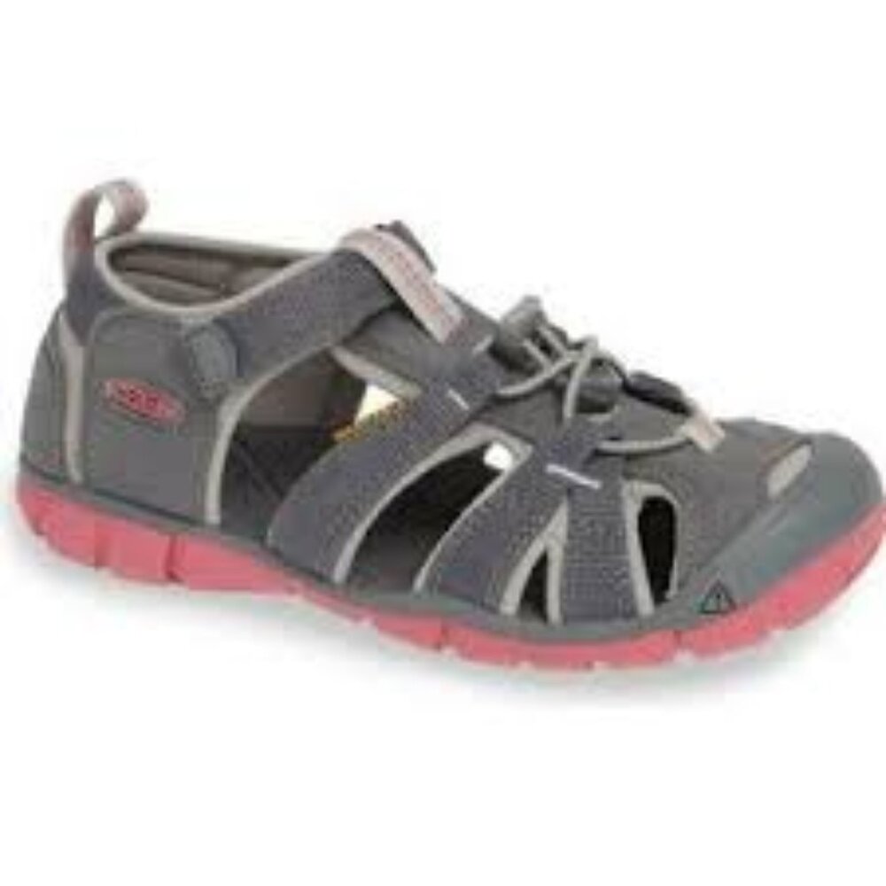 Keen Women's Gray Pink Seacamp II 1020702 Classic Trekking Sandal Size 7